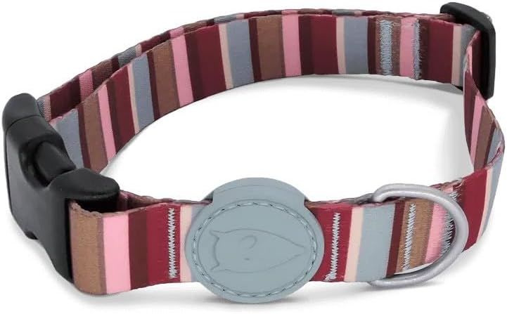 Morso Skyline Köpek Boyun Tasması – Kırmızı/Pembe, 1,5 × 30–42 cm