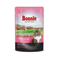 Kuzu Etli ve Ciğerli Pouch Yetişkin Kedi Konservesi 100 Gr