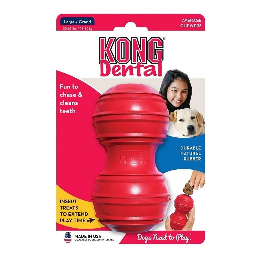 KONG Dental Diş Temizliği Sağlayan Köpek Oyuncağı L