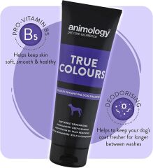 True Colours Renkli Tüylü Köpekler için Özel Şampuan 250 ml