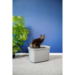 Top Cat Zeytin Grisi Kedi Tuvaleti