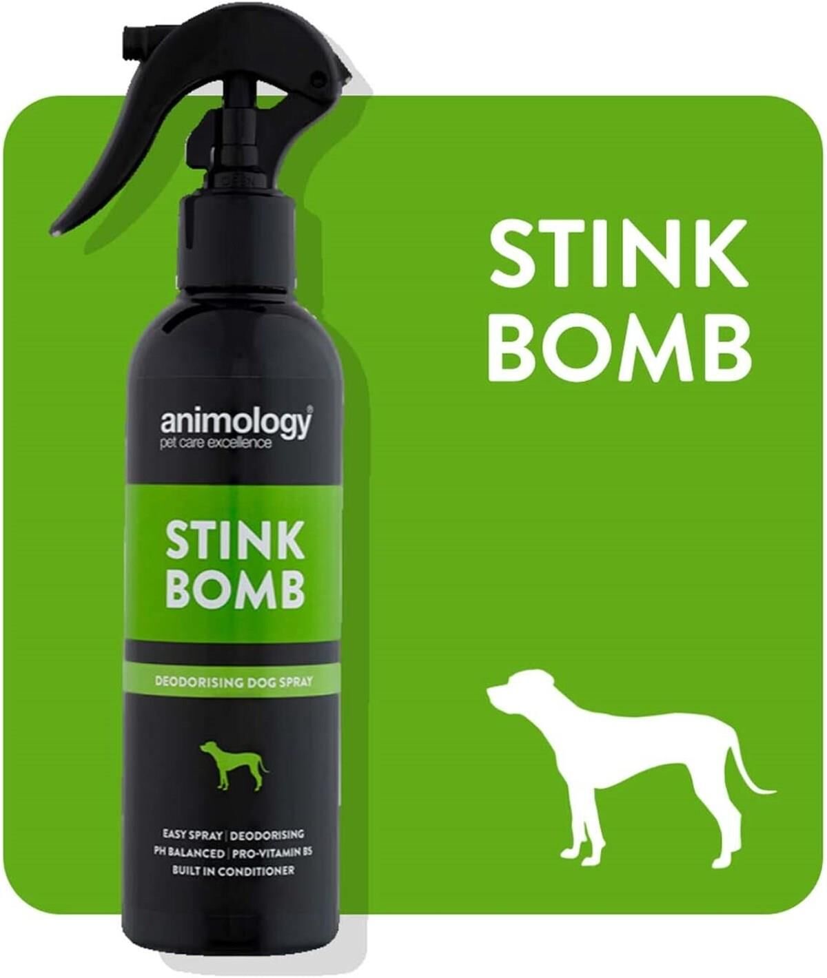 Animology Stink Bomb Deri ve Tüy Ferahlatıcı Köpek Spreyi – 250 ml