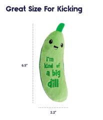 PETSTAGE Crunchy Pickle Kicker Grn - 70379M Kedi Oyuncağı