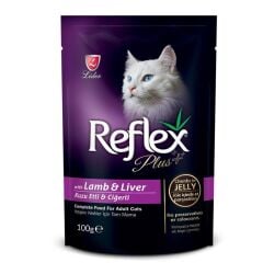 Kuzu Etli Ve Cigerli Pouch Yetişkin Kedi Yaş Maması 100 Gr