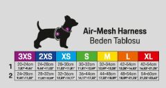 Pawstar Bears Air-Mesh Göğüs Tasması – Nefes Alabilen ve Reflektörlü