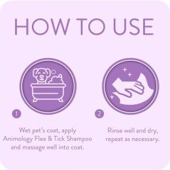 Flea Tick Pire ve Kene Önleyici Köpek Şampuanı 250 ML