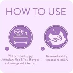 Flea Tick Pire ve Kene Önleyici Köpek Şampuanı 250 ML