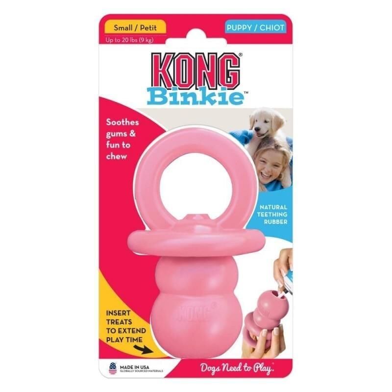 KONG Puppy Binkie Tutma Yeri Olan Yavru Köpek Oyuncağı S