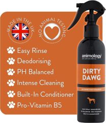 Animology Dirty Dawg No Rinse Kuru Köpek Şampuanı 250 ml