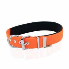 Doggie Konfor Dokuma Köpek İçin Boyun Tasması Turuncu 1,5X20-25Cm