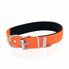 Doggie Konfor Dokuma Köpek İçin Boyun Tasması Turuncu 1,5X25-30Cm