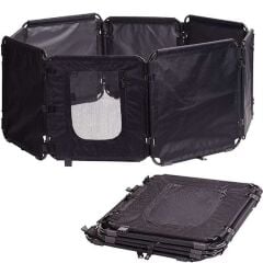 M‑PETZ Köpek Oyun Parkı 11,5 cm Siyah – Güvenli ve Kompakt Oyun Alanı