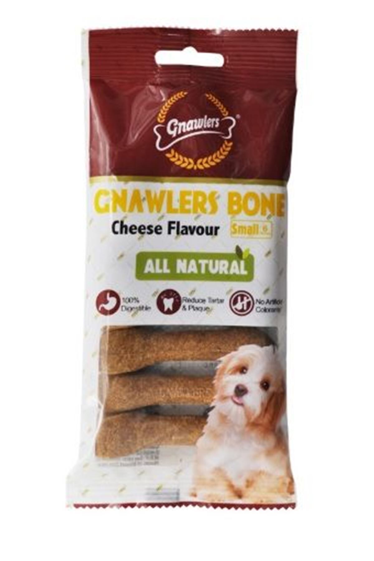 GNAWLERS CHEESE BONE 6'LI