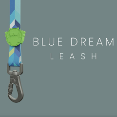 Lindodogs Blue Dream Köpek Gezdirme Tasması – Şık, Dayanıklı ve Konforlu