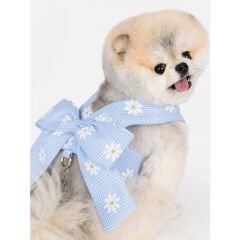 Olchi Candy Ribon Harness M Köpek Göğüs Tasması Mavi Medium
