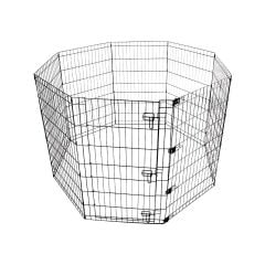 M-Pets Katlanabilir Köpek Çiti - Kalem Kapılı 8 Panel