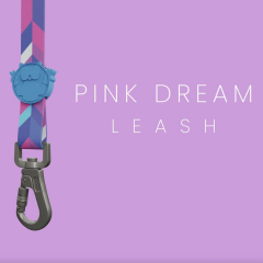 Lindodogs Pink Dream Köpek Gezdirme Tasması – Şık, Dayanıklı ve Konforlu