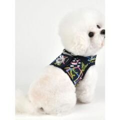 PUPPIA BOTANICAL HARNESS B/NAVY/S KÖPEK GÖĞÜS TASMASI SMALL