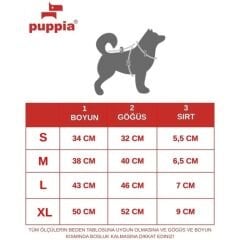 PUPPIA BOTANICAL HARNESS B/NAVY/S KÖPEK GÖĞÜS TASMASI SMALL