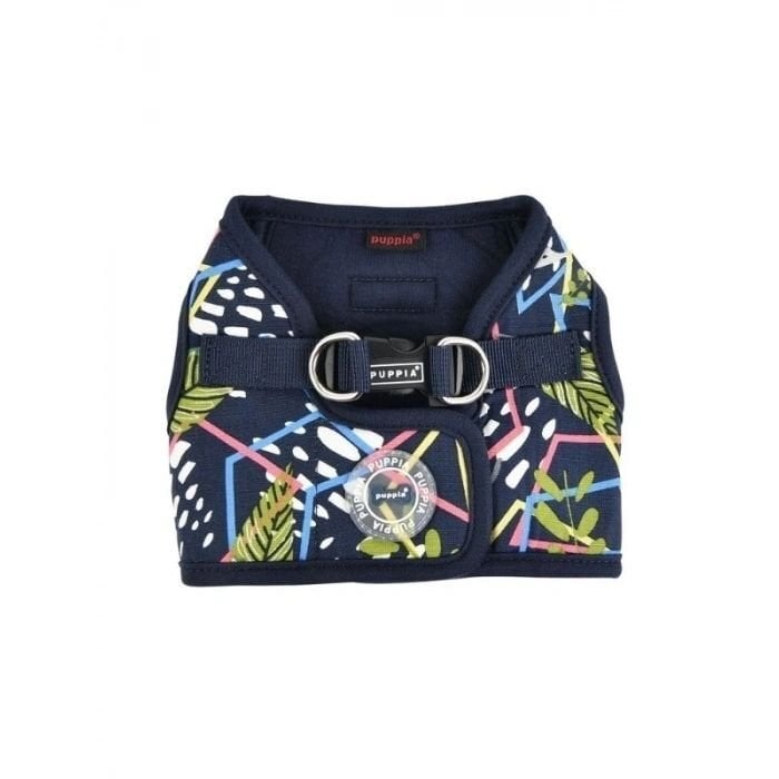 PUPPIA BOTANICAL HARNESS B/NAVY/M KÖPEK GÖĞÜS TASMASI MEDİUM