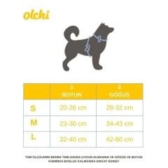 OLCHI BONGBONG HARNESS/YELLOW/M KÖPEK GÖĞÜS TASMASI MEDIUM