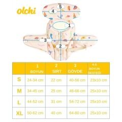 OLCHI Rainbow Life Jacket/IVORY/S KÖPEK CAN YELEĞİ SMALL