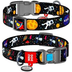 Waudog NASA Desenli Köpek Boyun Tasması 35-58 CM 25 MM