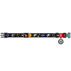 Waudog NASA Desenli Köpek Boyun Tasması 35-58 CM 25 MM