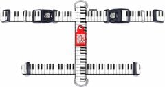 Max & Molly Piano Köpek Göğüs Tasması - (XS)