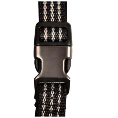 Flamingo Rover Köpek Boyun Tasması – Siyah, 20 mm, 40–55 cm