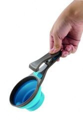 M-PETS Cuizi 3’ü 1 Arada Fonksiyonel Mama Ölçü Kabı – Blue (237 ml)