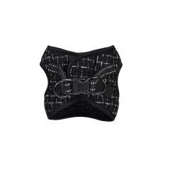 M-PETS HAUTE COUTURE KEDİ GÖĞÜS TASMASI BLACK