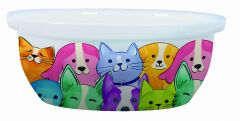 M-PETS PETJOY FEEDME BOWL SERAMİK MAMA KABI MİX