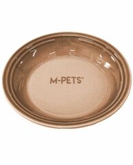 M-PETS PETJOY FLATTY SERAMİK MAMA KABI BROWN 250ML