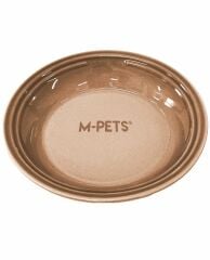 M-PETS PETJOY FLATTY SERAMİK MAMA KABI BROWN 250ML
