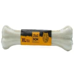 Köpekler İçin Deri Pres Kemik Beyaz 27 Cm