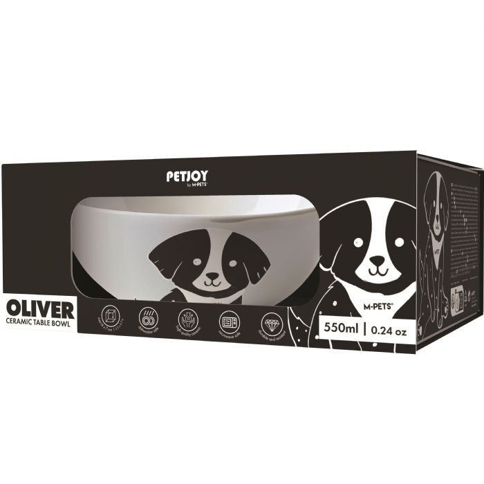 M-PETS OLİVER SERAMİK MAMA KABI 550ML