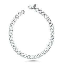 Dali's Kedi Köpek Kolyesi - Silver Large - 55 cm