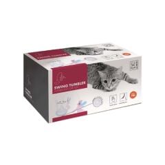M-PETS SWING İNTERAKTİF KEDİ OYUNCAĞI WHİTE