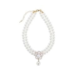 M-PETS GLAM PRESTİGE AKSESUAR WHİTE CAMELLİA (S)