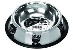 M-PETS PETJOY CATFAMILY ÇELİK MAMA KABI (S) – 355 ML