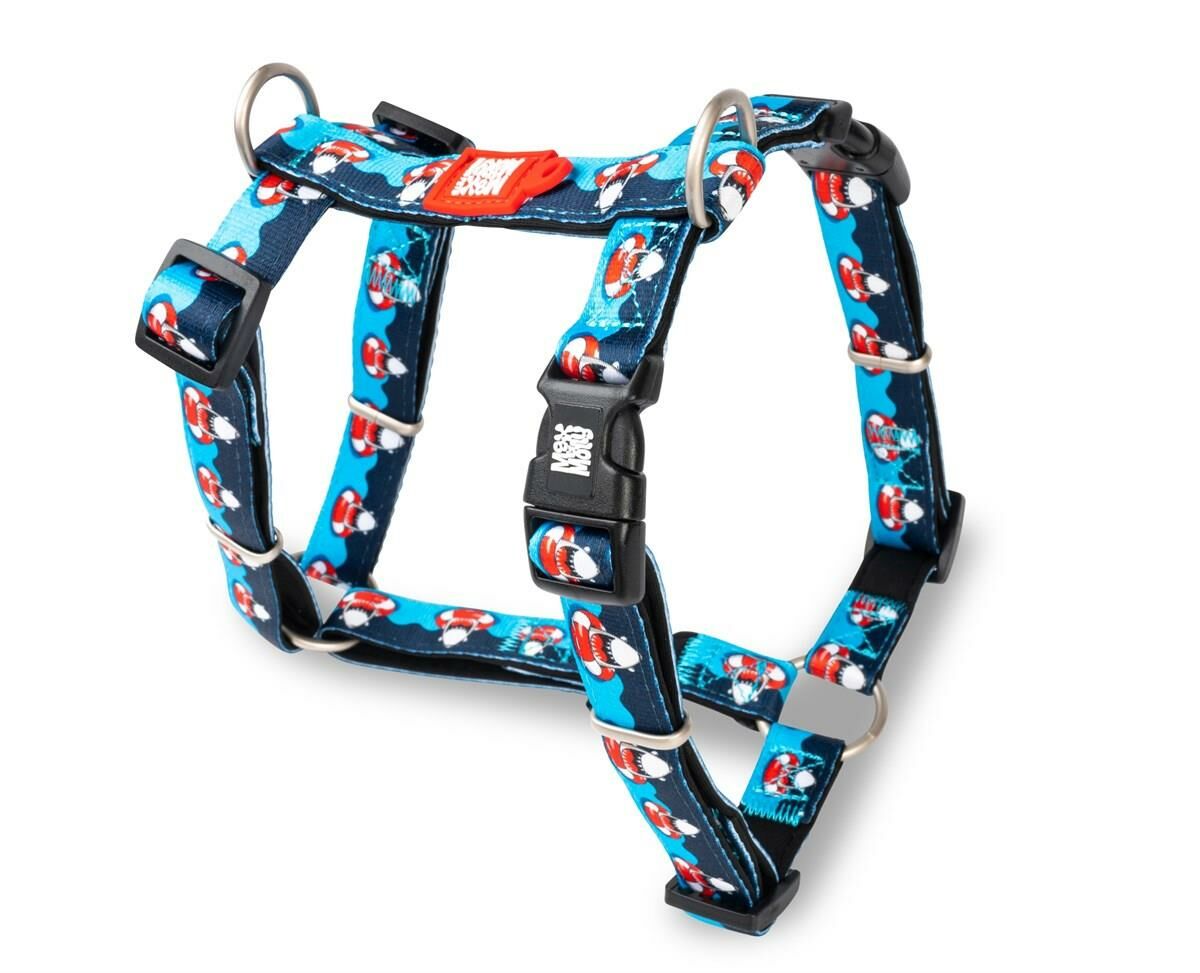 Max & Molly Frenzy the Shark Köpek Göğüs Tasması – Konforlu ve Ayarlanabilir