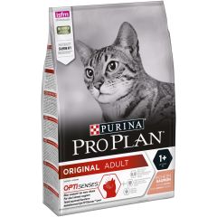 OptiSenses Original Adult Cat Food with Salmon Somonlu Pirinçli Kuru Kedi Maması 3 Kg