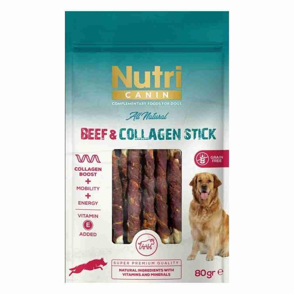 NUTRI CANIN SIĞIR ETLİ KOLAJEN ÇUBUK 80 GR