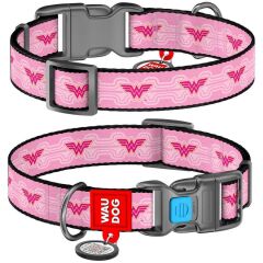 Waudog Köpek Boyun Tasması – Wonder Woman Logolu, 20 mm, 24–40 cm