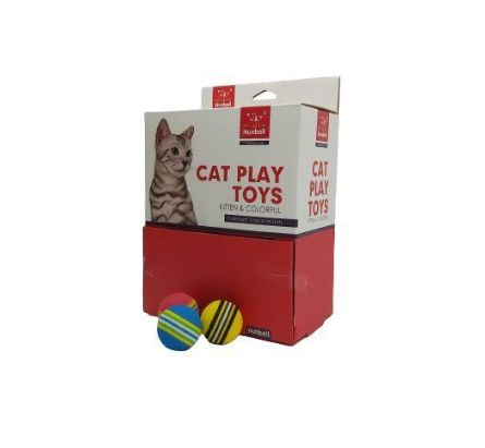 Nunbell Kedi Oyuncağı Sünger Top