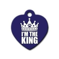 I'm The King Kalp Kedi Köpek Künyesi Medium