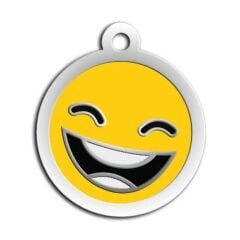 Mineli Seri Smile Künye - Sarı