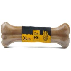 Köpekler İçin Deri Pres Kemik Naturel 27 Cm