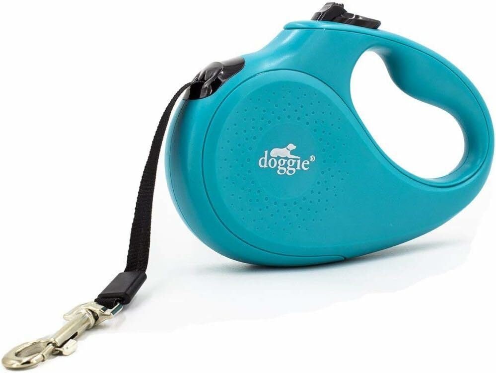 Doggie Otomatik Köpek Uzatma Tasması Master Seri Mavi 25Kg/5Mt